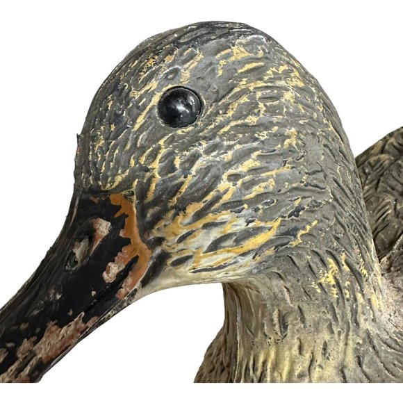 VTG Carry-Lite Sport Plast Duck Decoy Italy Plastic Mallard Hen‎ with Weight - Picture 2 of 14